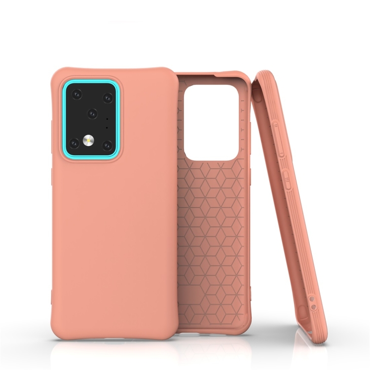 

For Galaxy S20 Ultra Solid Color TPU Slim Shockproof Protective Case(Orange)