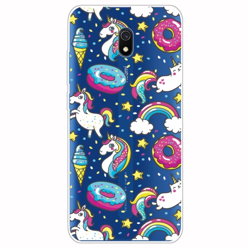 

For Xiaomi Redmi 8A Lucency Painted TPU Protective Case(Cake Horse)