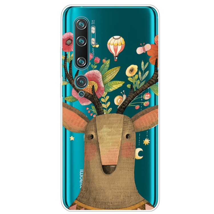 

For Xiaomi CC9 Pro Lucency Painted TPU Protective Case(Deer)