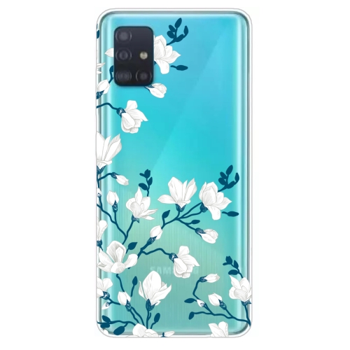 

For Galaxy A51 Lucency Painted TPU Protective Case(Magnolia)