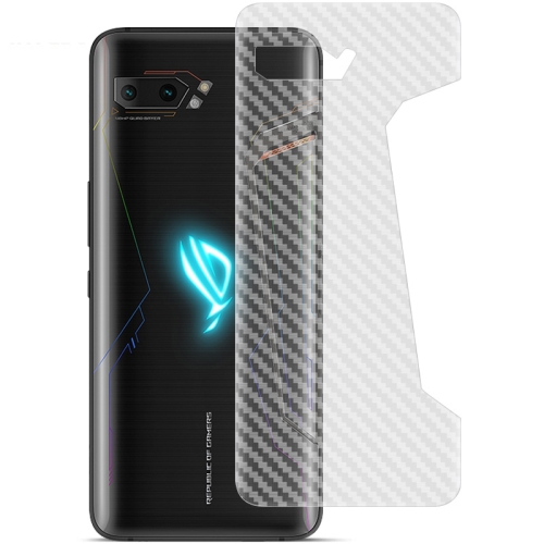 

For Asus ROG Phone II ZS660KL IMAK PVC Carbon Fiber Texture Translucent Feel Back Film