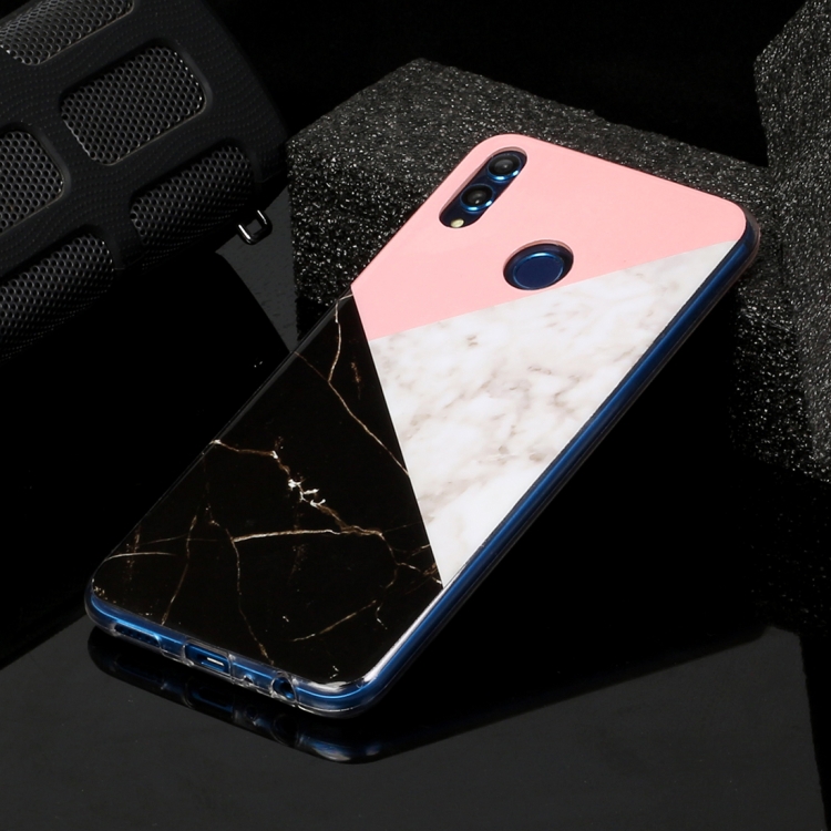 

For Huawei Honor 8X Marble Pattern Soft TPU Protective Case(Tricolor)