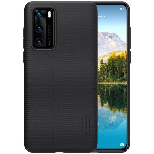 

For Huawei P40 NILLKIN Frosted Concave-convex Texture PC Case(Black)