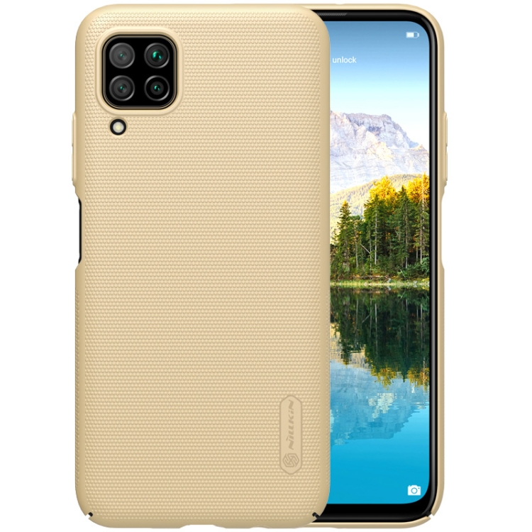 

For Huawei P40 lite / nova 7i/ 6 SE NILLKIN Frosted Concave-convex Texture PC Case(Gold)