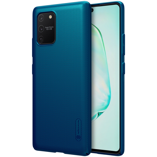 

For Galaxy S10 Lite NILLKIN Frosted Concave-convex Texture PC Case(Blue)