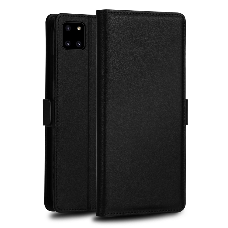 

For Galaxy A81 / Note 10 Lite DZGOGO MILO Series TPU + PU Horizontal Flip Leather Case with Holder & Card Slot & Wallet(Black)