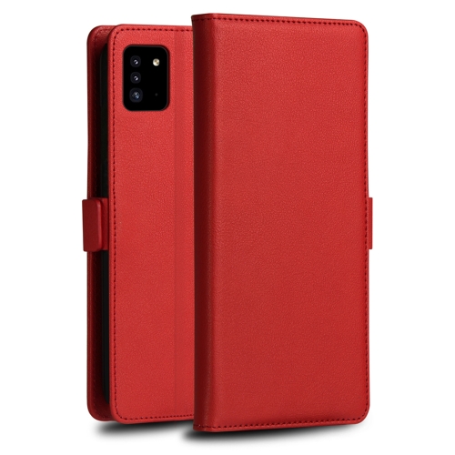 

For Galaxy A91 / S10 Lite DZGOGO MILO Series TPU + PU Horizontal Flip Leather Case with Holder & Card Slot & Wallet(Red)