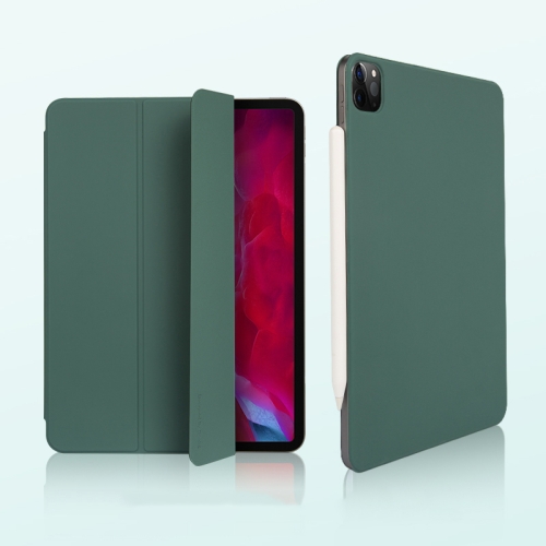 

For iPad Pro 11 (2020) Benks Magnetic Horizontal Flip PU Leather Case with Holder & Sleep / Wake-up Function(Dark Green)