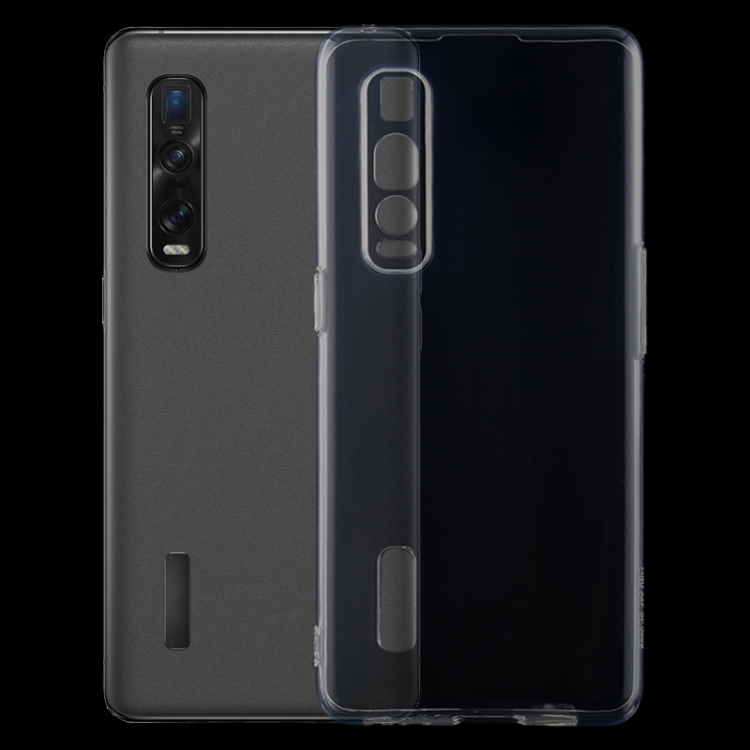 

For OPPO Find X2 Pro TPU Ultra-Thin Transparent Mobile Phone Case