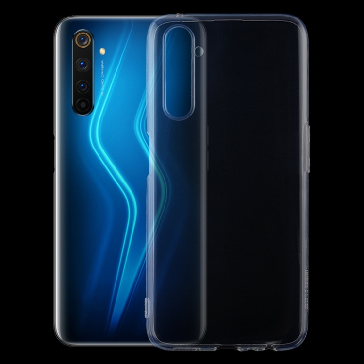 

For OPPO Realme 6 Pro TPU Ultra-Thin Transparent Mobile Phone Case