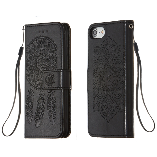 

For iPhone 6 / 6s Dream Catcher Printing Horizontal Flip Leather Case with Holder & Card Slots & Wallet & Lanyard(Black)