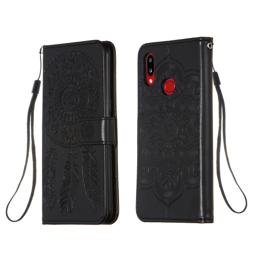 

For Galaxy A10s Dream Catcher Printing Horizontal Flip Leather Case with Holder & Card Slots & Wallet & Lanyard(Black)