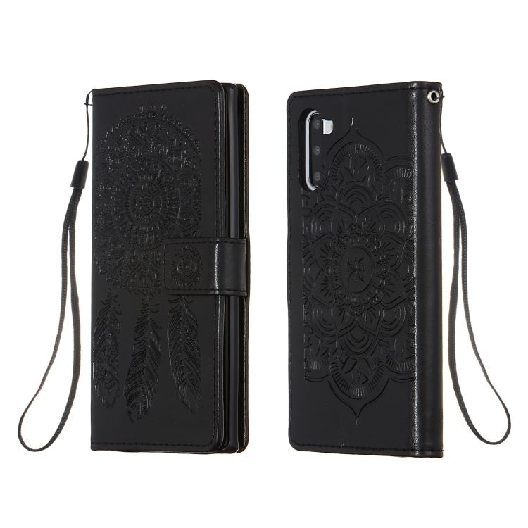 

For Galaxy Note 10 Dream Catcher Printing Horizontal Flip Leather Case with Holder & Card Slots & Wallet & Lanyard(Black)