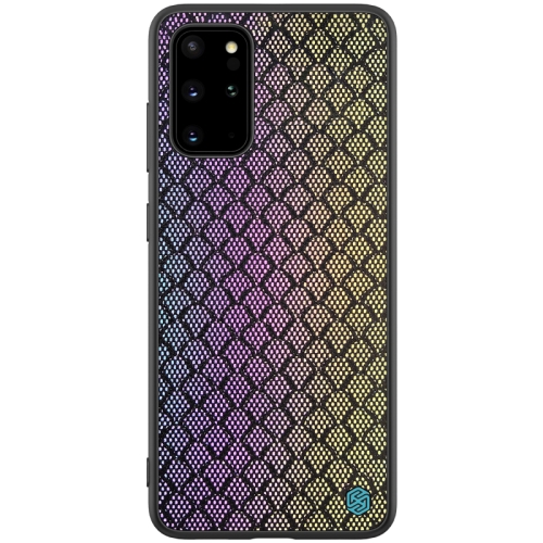 

For Galaxy S20+ / Galaxy S20+ 5G NILLKIN Glorious Series TPU + PC 3D Geometric Texture Reflective Mobile Phone Protective Case(Rainbow Light)