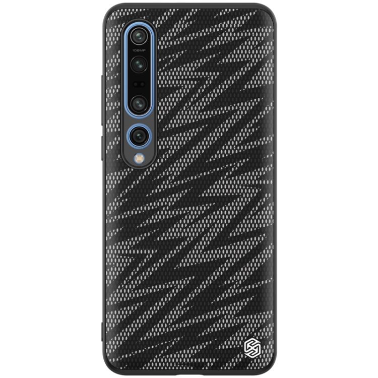 

For Xiaomi Mi 10 Pro NILLKIN Glorious Series TPU + PC 3D Geometric Texture Reflective Mobile Phone Protective Case(Thunderbolt Texture)