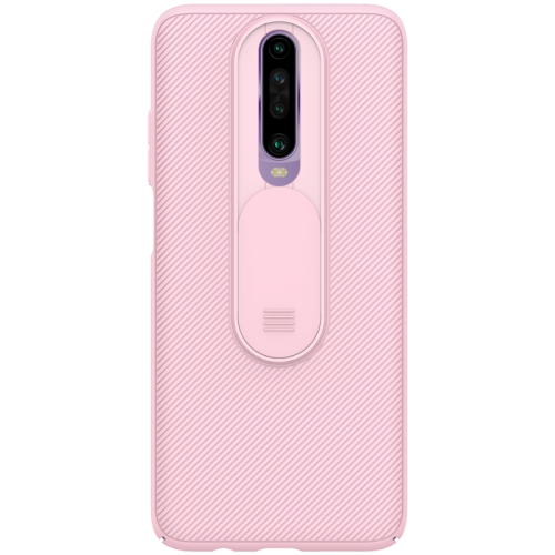 

For Xiaomi Redmi K30 / K30 5G NILLKIN Black Mirror Series PC Camshield Full Coverage Dust-proof Scratch Resistant Mobile Phone Case(Pink)