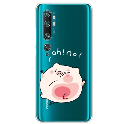 

For Xiaomi CC9 Pro Lucency Painted TPU Protective(Hit The Face Pig)