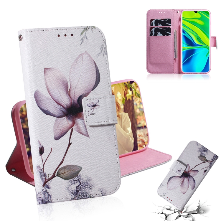 

For Xiaomi Note 10 Pro 3D Colored Drawing Horizontal Flip Leather Case with Holder & Card Slot & Wallet(Magnolia)