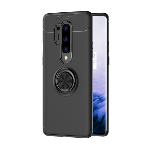 

For OnePlus 8 Pro Lenuo Shockproof TPU Protective Case with Invisible Holder(Black)