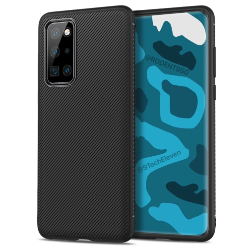 

For Huawei P40 Pro Lenuo Leshen Series Stripe Texture TPU Protective Case(Black)