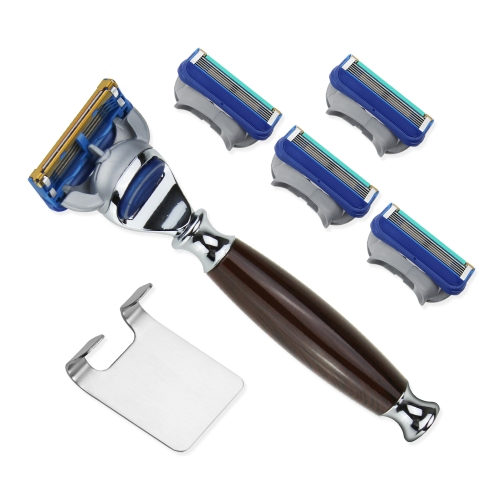 

AD-3 Mens Safety Razor Set 5 Layers Razor Blades Shaving Stick Razor