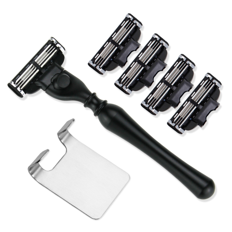 

AD-8 Mens Shaving Kit Safety Manual Shaver Replaceable Blade Razor Set