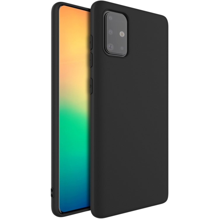 

For Galaxy A71 IMAK UC-1 Series Shockproof Frosted TPU Protective Case(Black)