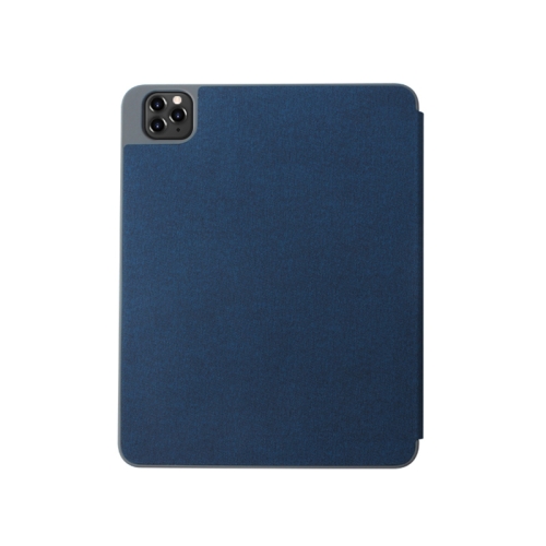 

For iPad Pro 11 inch (2020) Mutural YASHI Series TPU + PU Cloth Pattern Texture Horizontal Flip Leather Case with Three-folding Holder & Pen Slot & Wake-up / Sleep Function(Blue)