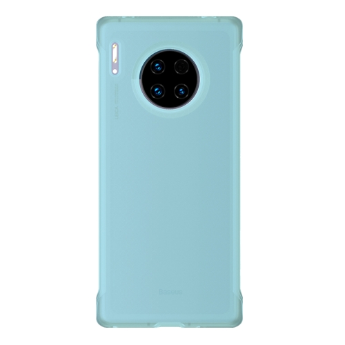 

For Huawei Mate 30 Pro Baseus WIHWMATE30P-GD06 Jelly Liquid Silicone Protective Case(Transparent Green)