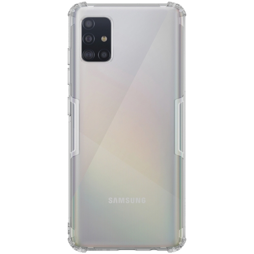 

For Galaxy A51 NILLKIN Shockproof TPU Transparent Soft Case(Gray)