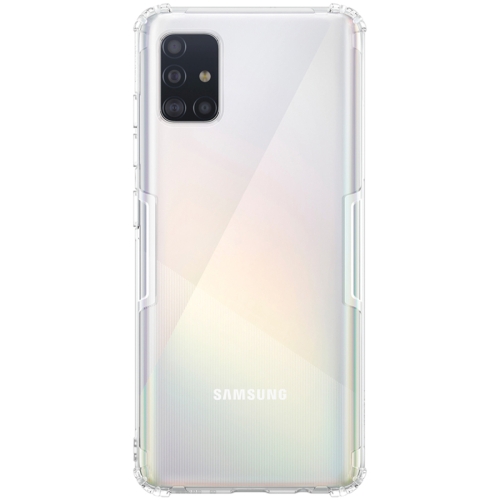 

For Galaxy A51 NILLKIN Shockproof TPU Transparent Soft Case(White)