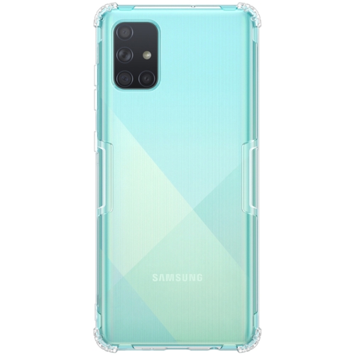 

For Galaxy A71 NILLKIN Shockproof TPU Transparent Soft Case(White)