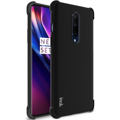 

For OnePlus 8 IMAK All-inclusive Shockproof Airbag TPU Protective Case, with Screen Protector(Metallic Black)