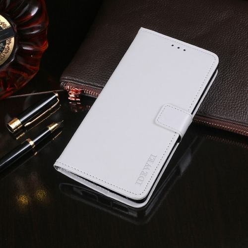 

For LG V60 ThinQ idewei Crazy Horse Texture Horizontal Flip Leather Case with Holder & Card Slots & Wallet(White)