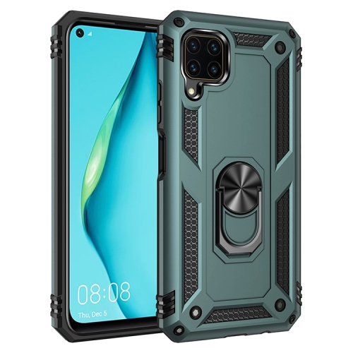 

For Huawei P40 Lite Shockproof TPU + PC Protective Case with 360 Degree Rotating Holder