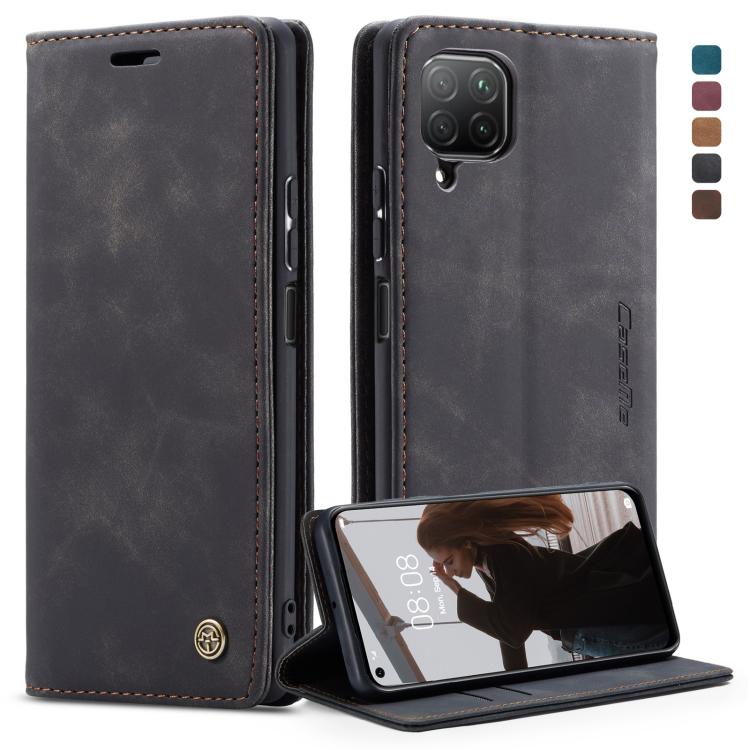 

For Huawei P40 Lite CaseMe-013 Multifunctional Horizontal Flip Leather Case with Card Slot & Holder & Wallet(Black)