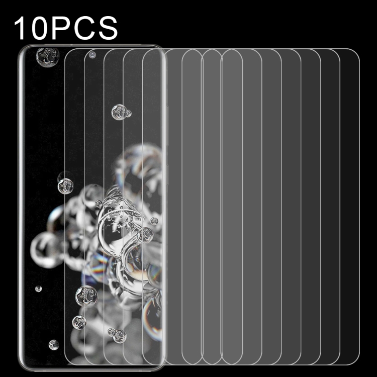 

For Galaxy S20 Ultra 10 PCS 0.26mm 9H 2.5D Explosion-proof Non-full Screen Tempered Glass Film