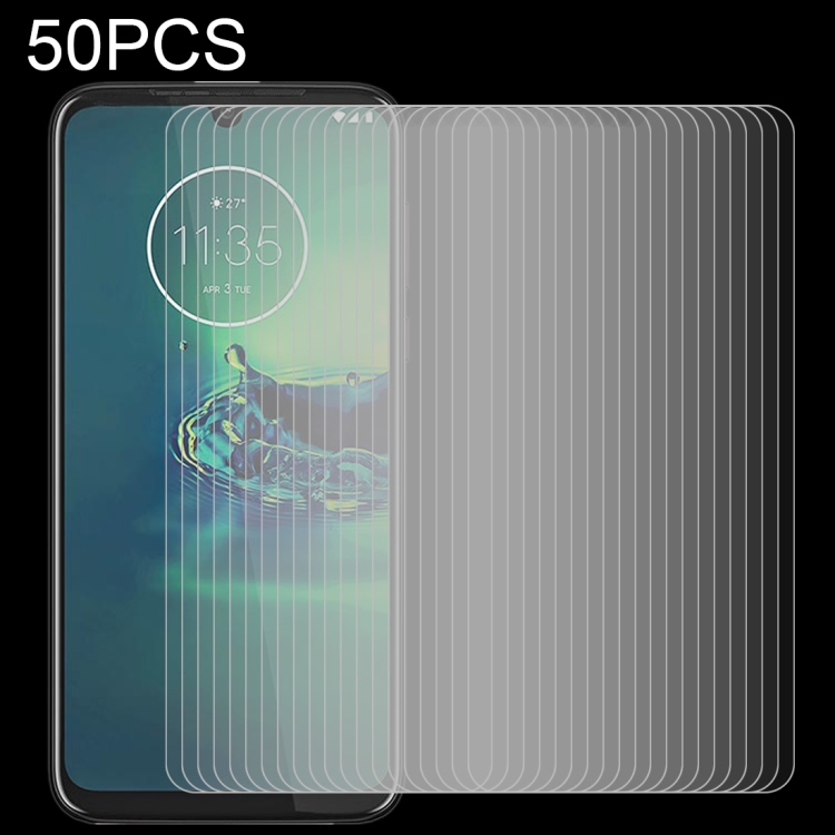

For Motorola Moto G8 Plus 50 PCS 0.26mm 9H 2.5D Explosion-proof Non-full Screen Tempered Glass Film
