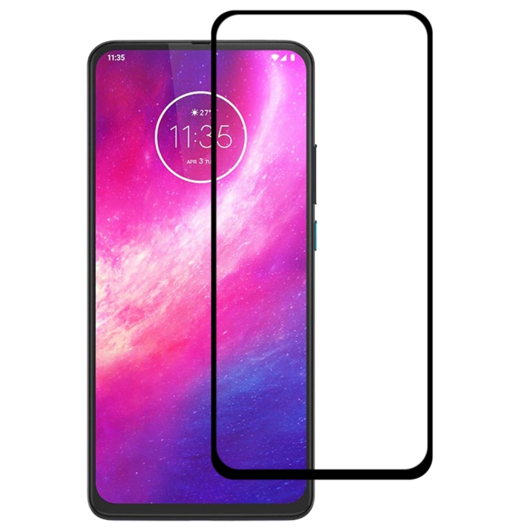 

For Motorola One Hyper Full Glue Full Cover Screen Protector Tempered Glass Film