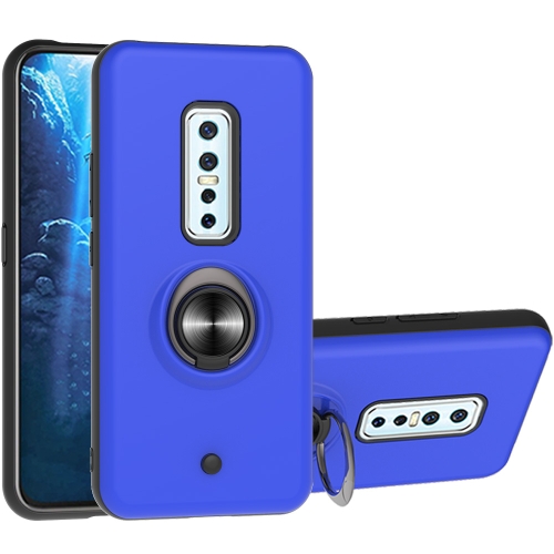 

For Vivo V17 Pro 2 In 1 PC + TPU Protective Case with 360 Degrees Rotating Ring Holder(Dark Blue)