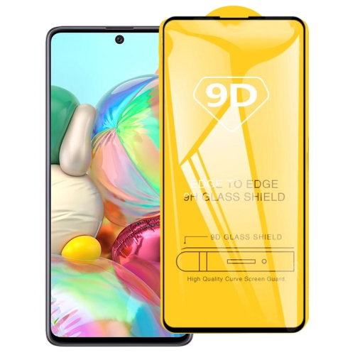 

For Galaxy A71 9D Full Glue Full Screen Tempered Glass Film