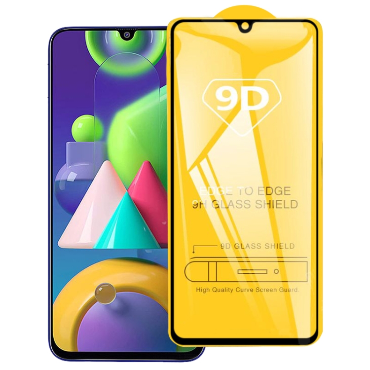 

For Galaxy M21 9D Full Glue Full Screen Tempered Glass Film
