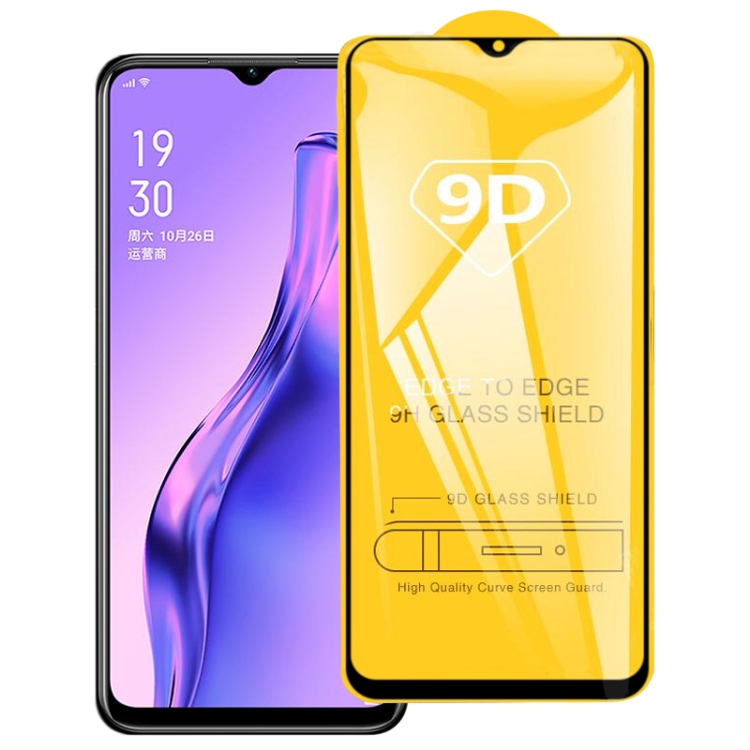 

For OPPO A31 2020 9D Full Glue Full Screen Tempered Glass Film