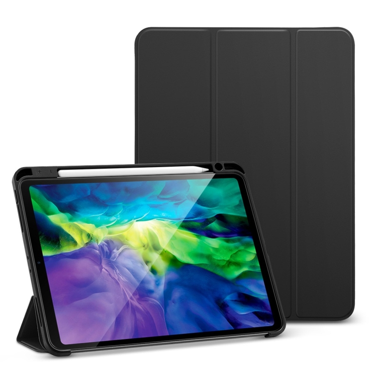 

For iPad Pro 11 (2020) ESR Rebound Series TPU Horizontal Flip Leather Case with Holder & Sleep / Wake-up Function & Pen Slot(Black)