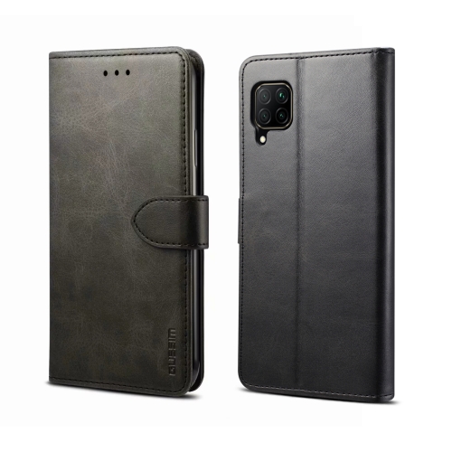 

For Huawei P40 Lite/Nova 6 SE/7i GUSSIM Business Style Horizontal Flip Leather Case with Holder & Card Slots & Wallet(Black)