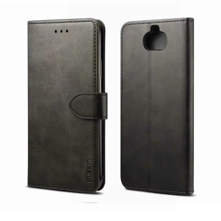 

For Sony Xperia 8 / Xperia 20 GUSSIM Business Style Horizontal Flip Leather Case with Holder & Card Slots & Wallet(Black)