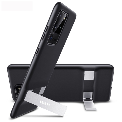 

For Galaxy S20 Ultra ESR Air Shield Boost Serie Shockproof PC + TPU Metal Protective Case with Holder(Solid Black)