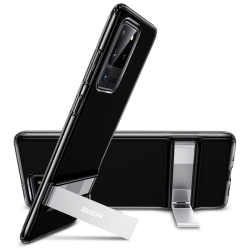 

For Galaxy S20 Ultra ESR Air Shield Boost Serie Shockproof PC + TPU Metal Protective Case with Holder(Clear Black)