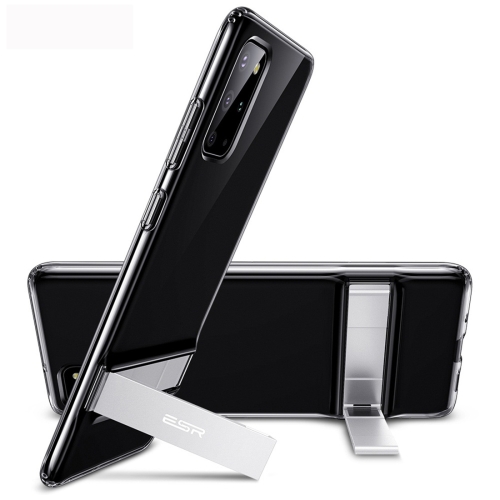 

For Galaxy S20+ ESR Air Shield Boost Serie Shockproof PC + TPU Metal Protective Case with Holder(Clear Black)