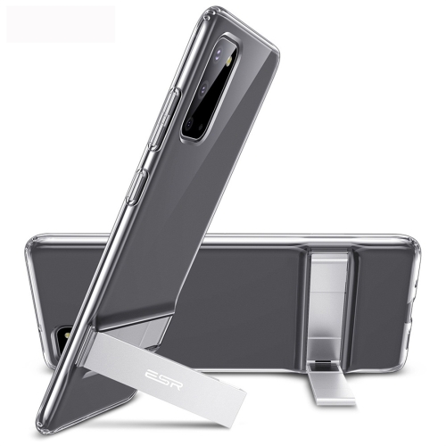 

For Galaxy S20 ESR Air Shield Boost Serie Shockproof PC + TPU Metal Protective Case with Holder(Clear White)